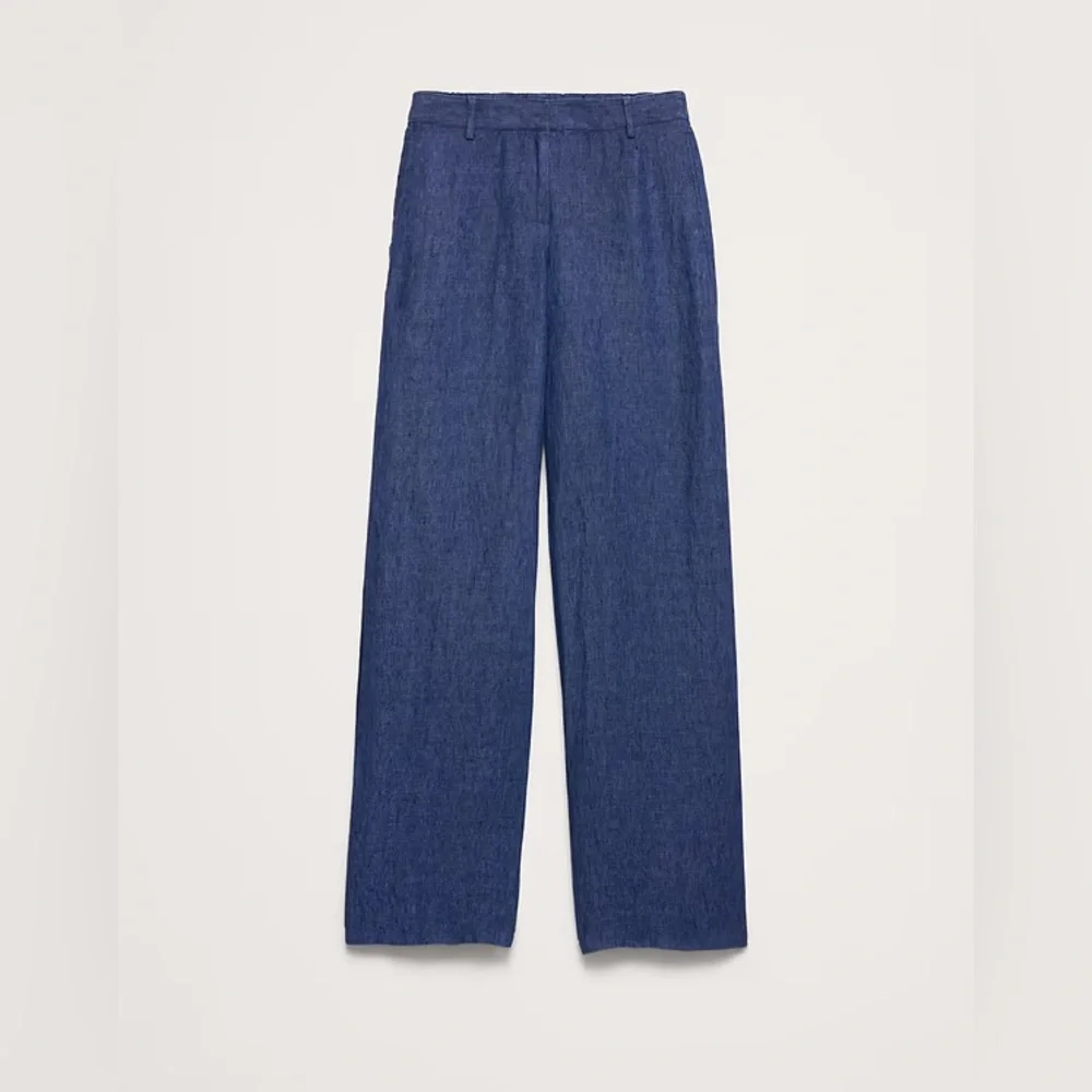 NEW! Banana Republic The Everyday Wide-Leg Pant in Linen- Small Petite 🖤